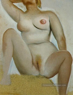 Mujer sentada desnuda salvador dali Pinturas al óleo
